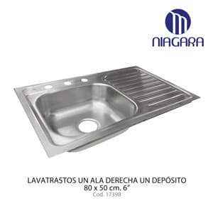 LavamanosAT 1 ALA DER 1 DEP 80X50 6" NIAGARA (DV)