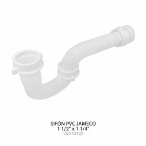 SIFON 1 1/2X 1 1/4" PVC JAMECO