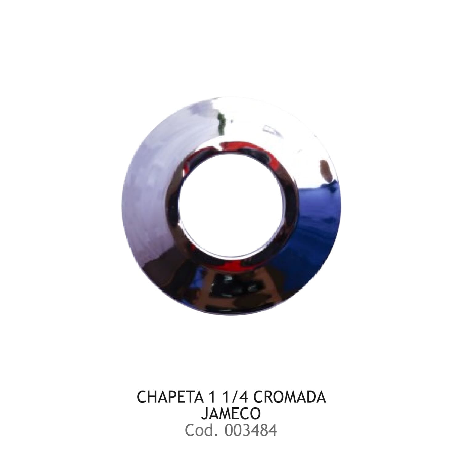 CHAPETA 1 1/4 CROMADA JAMECO