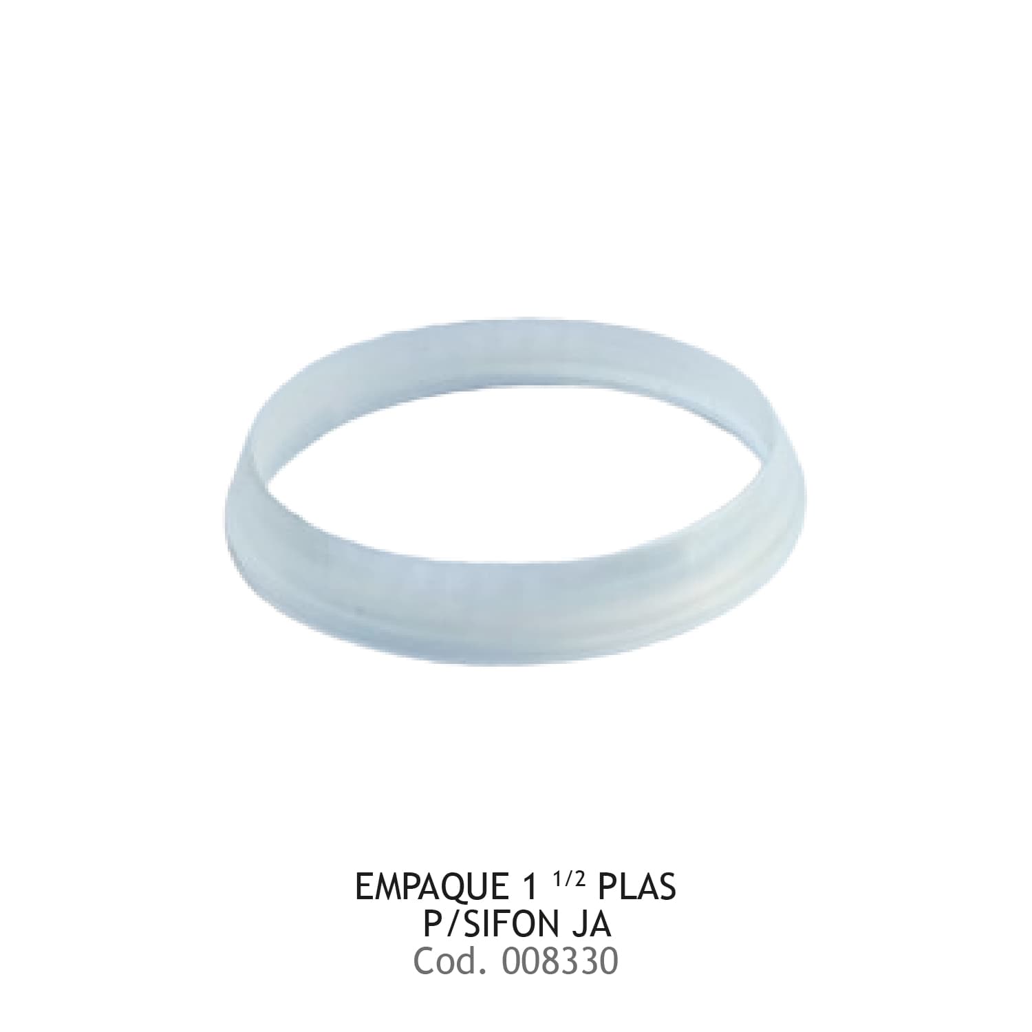 EMPAQUE 1 1/2 PLAS P/SIFON JA
