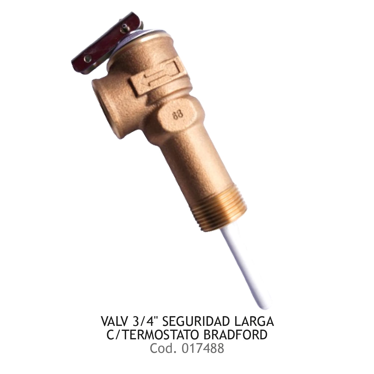 VALV 3/4" SEGURIDAD LARGA C/TERMOSTATO BRADFORD