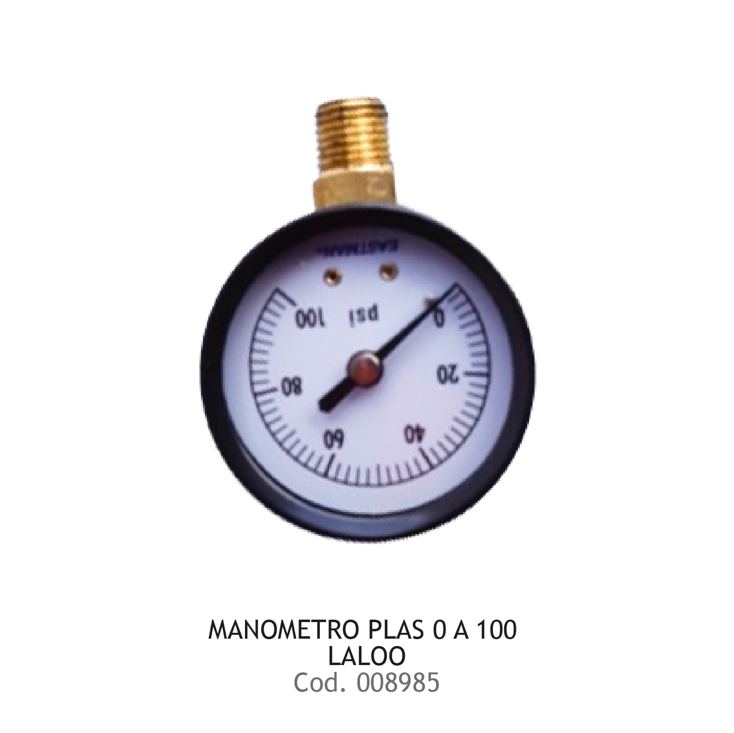 MANOMETRO PLAS 0 A 100 LALOO