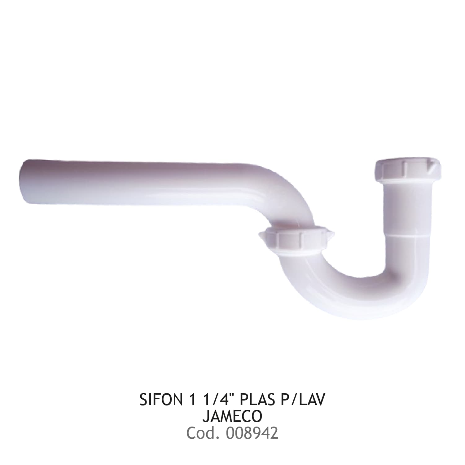 SIFON 1 1/4" PLAS P/Lavamanos JAMECO