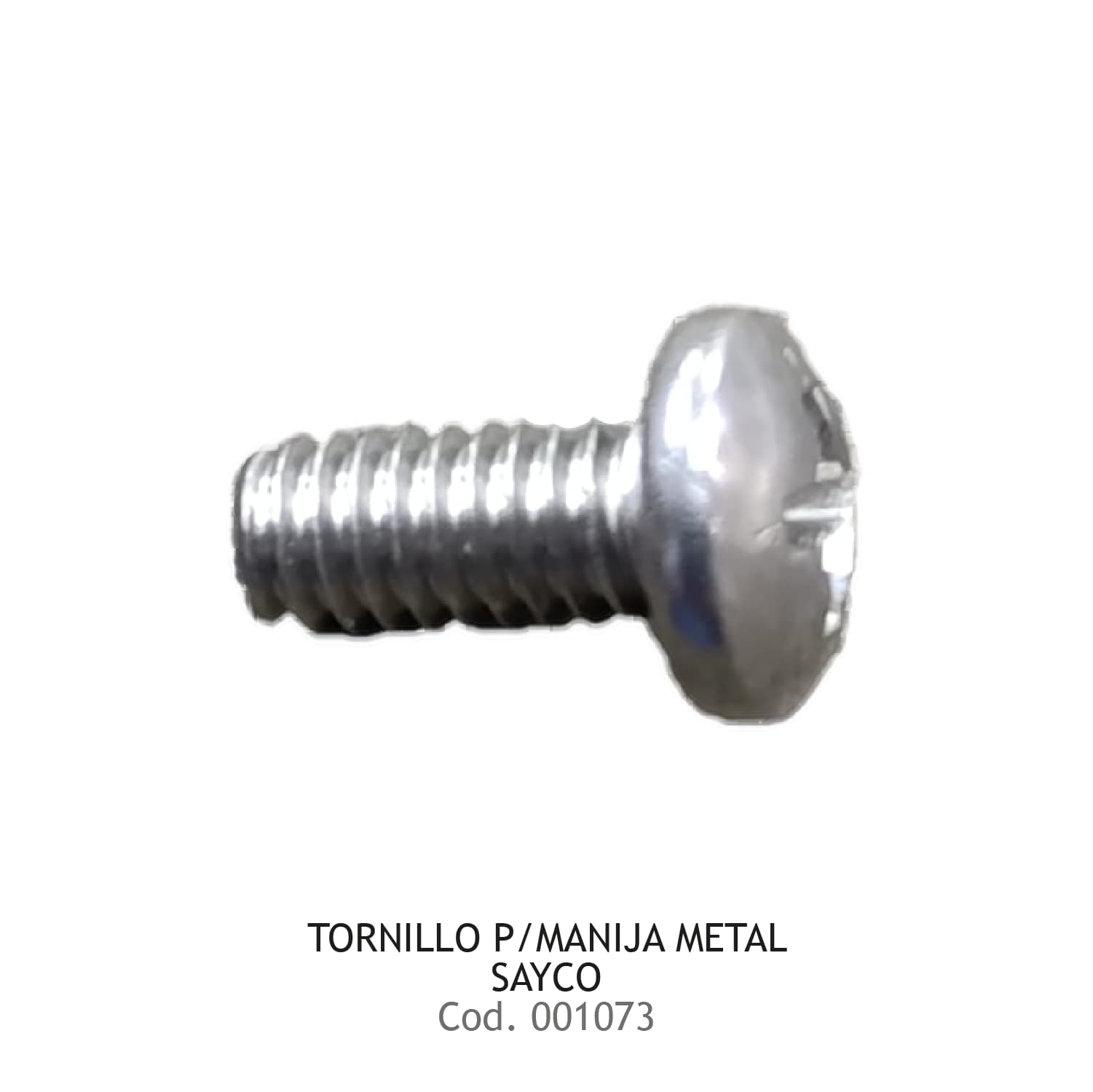 TORNILLO P/MANIJA METAL SAYCO