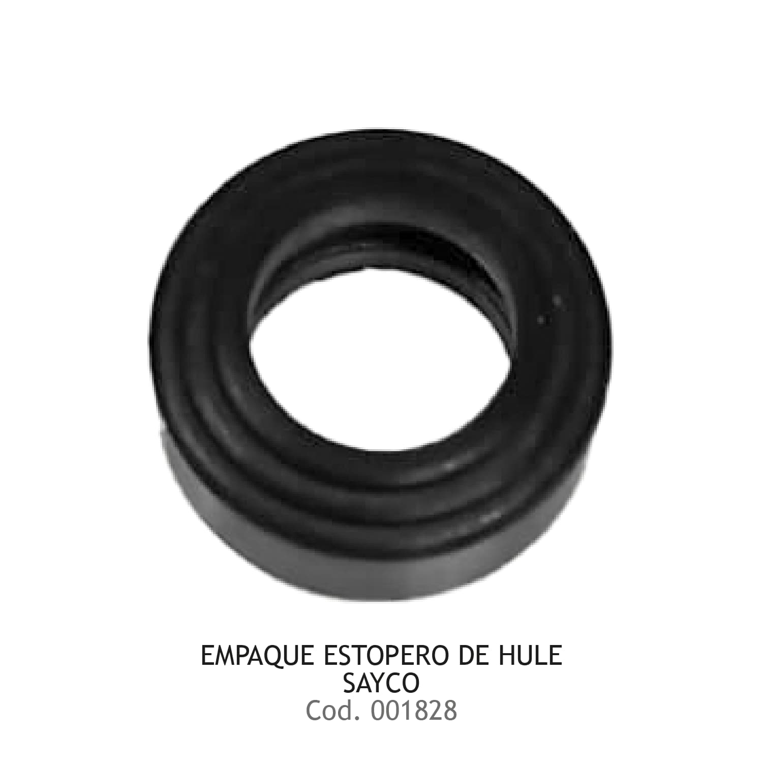 EMPAQUE ESTOPERO DE HULE SAYCO