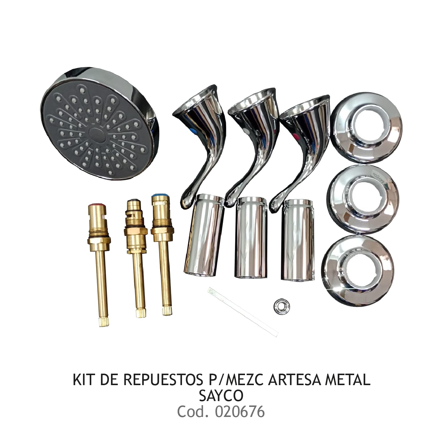 KIT DE REPUESTOS P/MEZC ARTESA METAL SAYCO