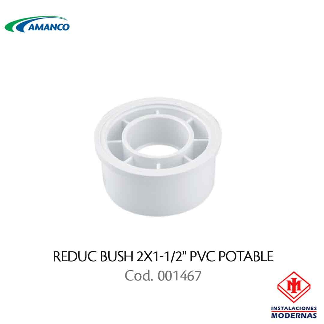 REDUC BUSH 2X1-1/2" PVC POTABL
