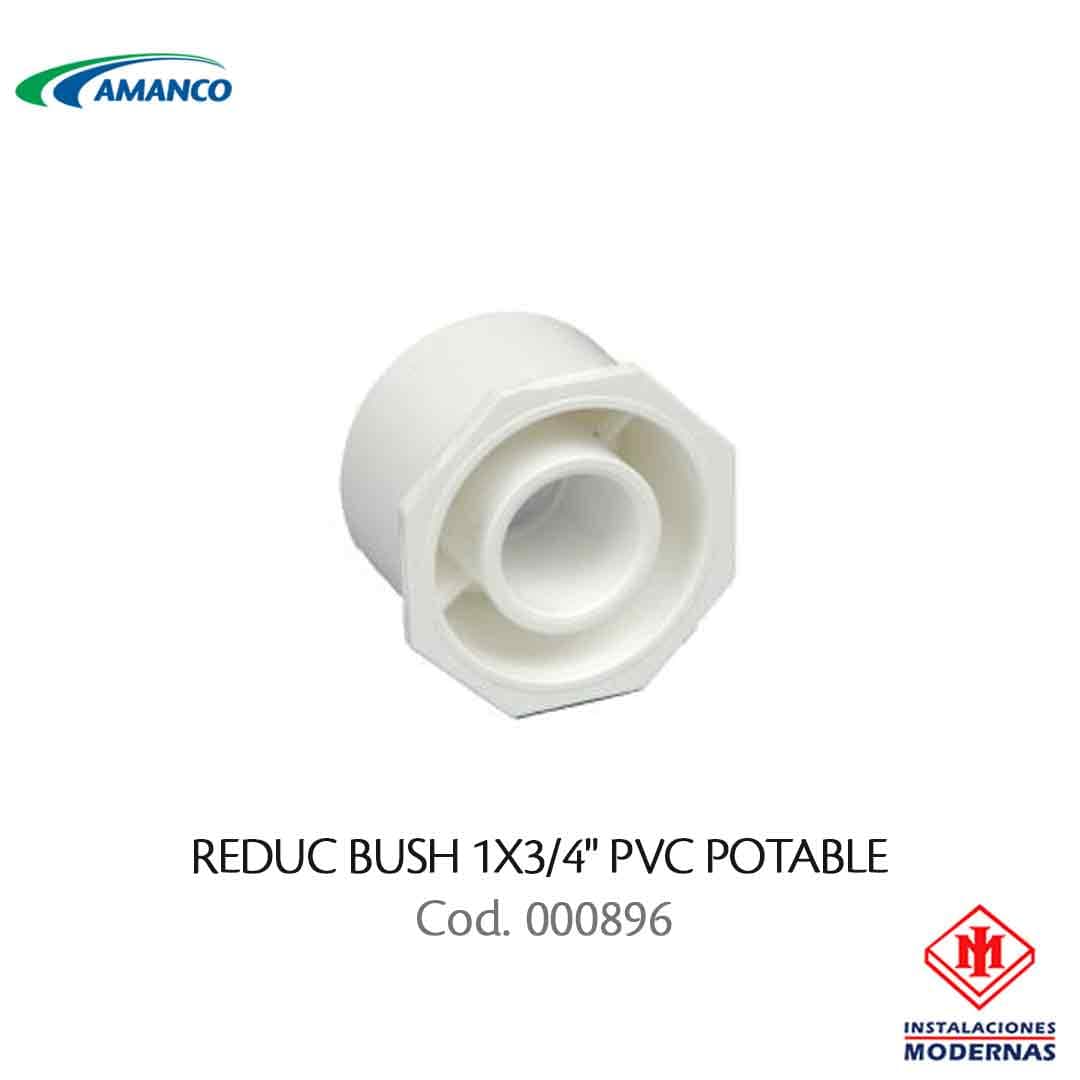 REDUC BUSH 1X3/4" PVC POTABLE