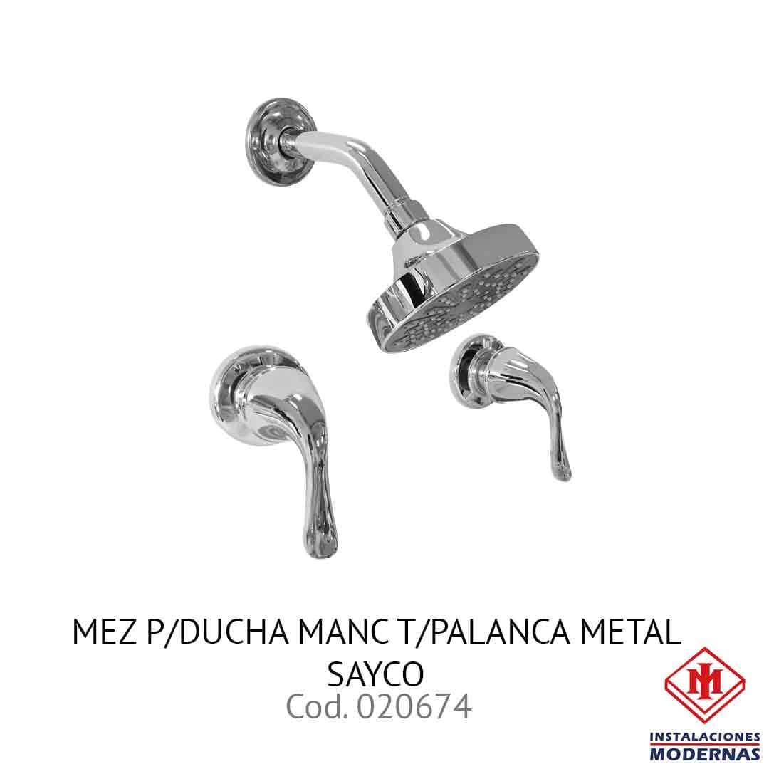 MEZ P/DUCHA MANC T/PALANCA METAL SAYCO