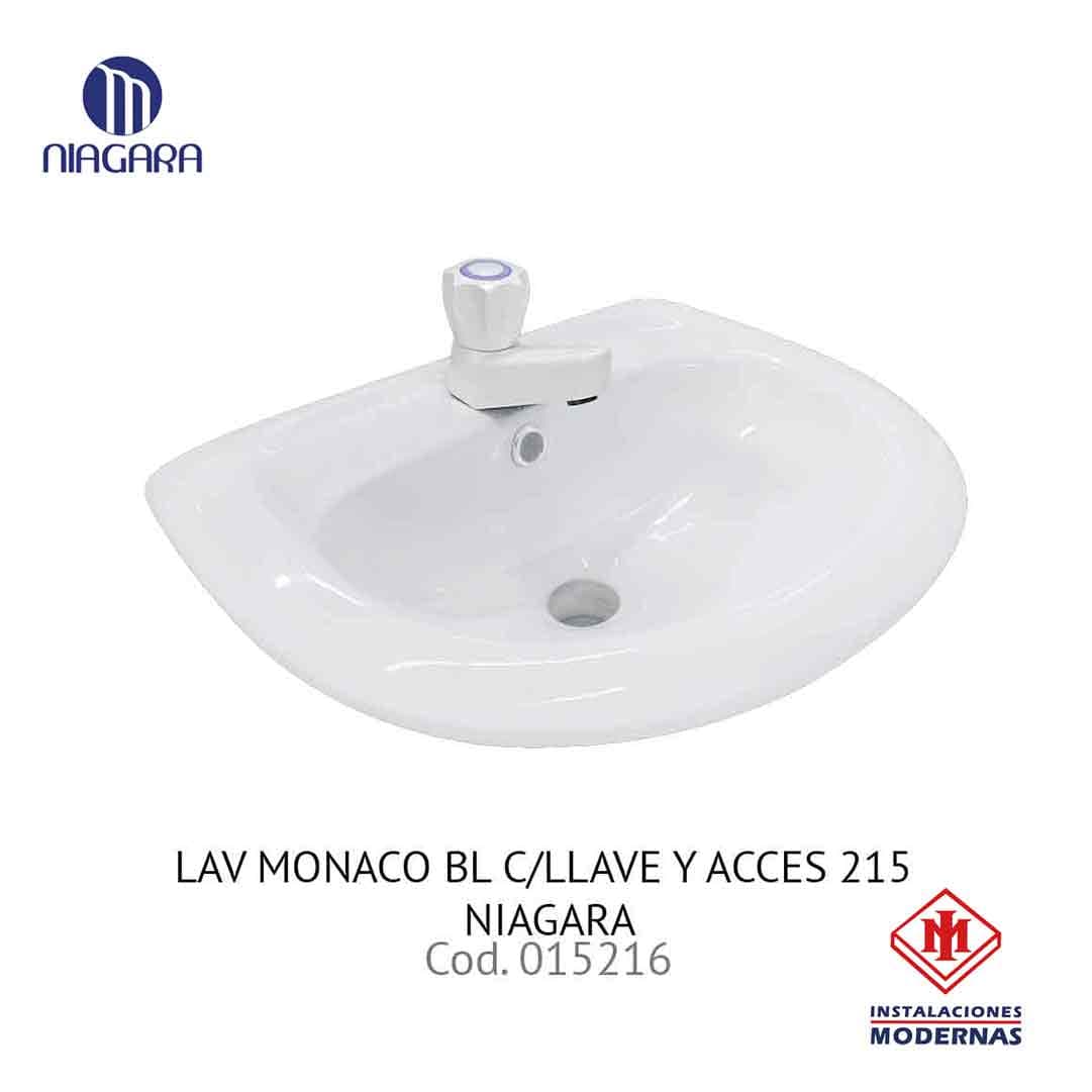 Lavamanos MONACO BL C/LLavamanosE Y ACCES 215 NIAGARA