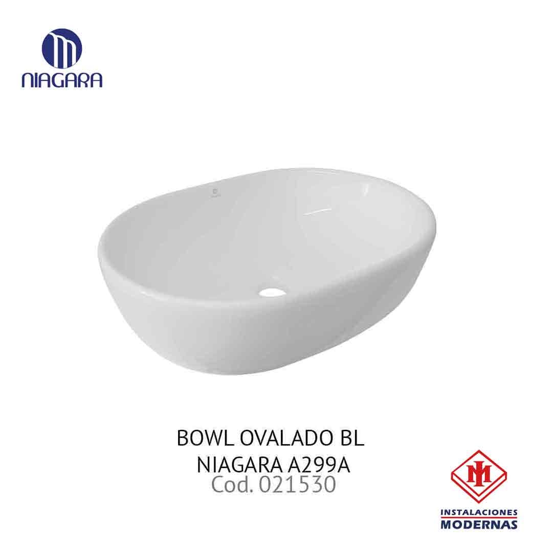 BOWL OVALADO BL NIAGARA A299A