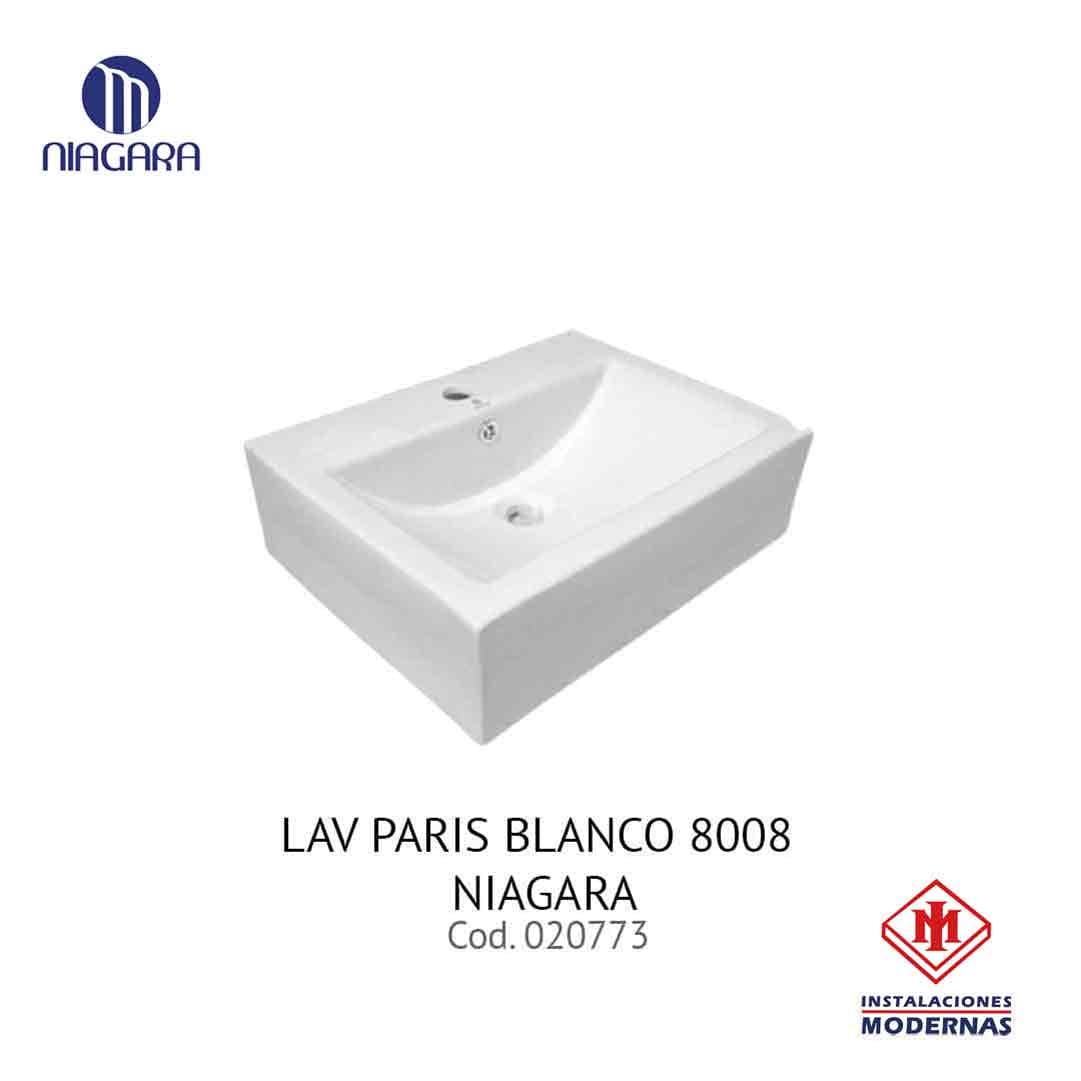Lavamanos PARIS BLANCO 8008 NIAGARA