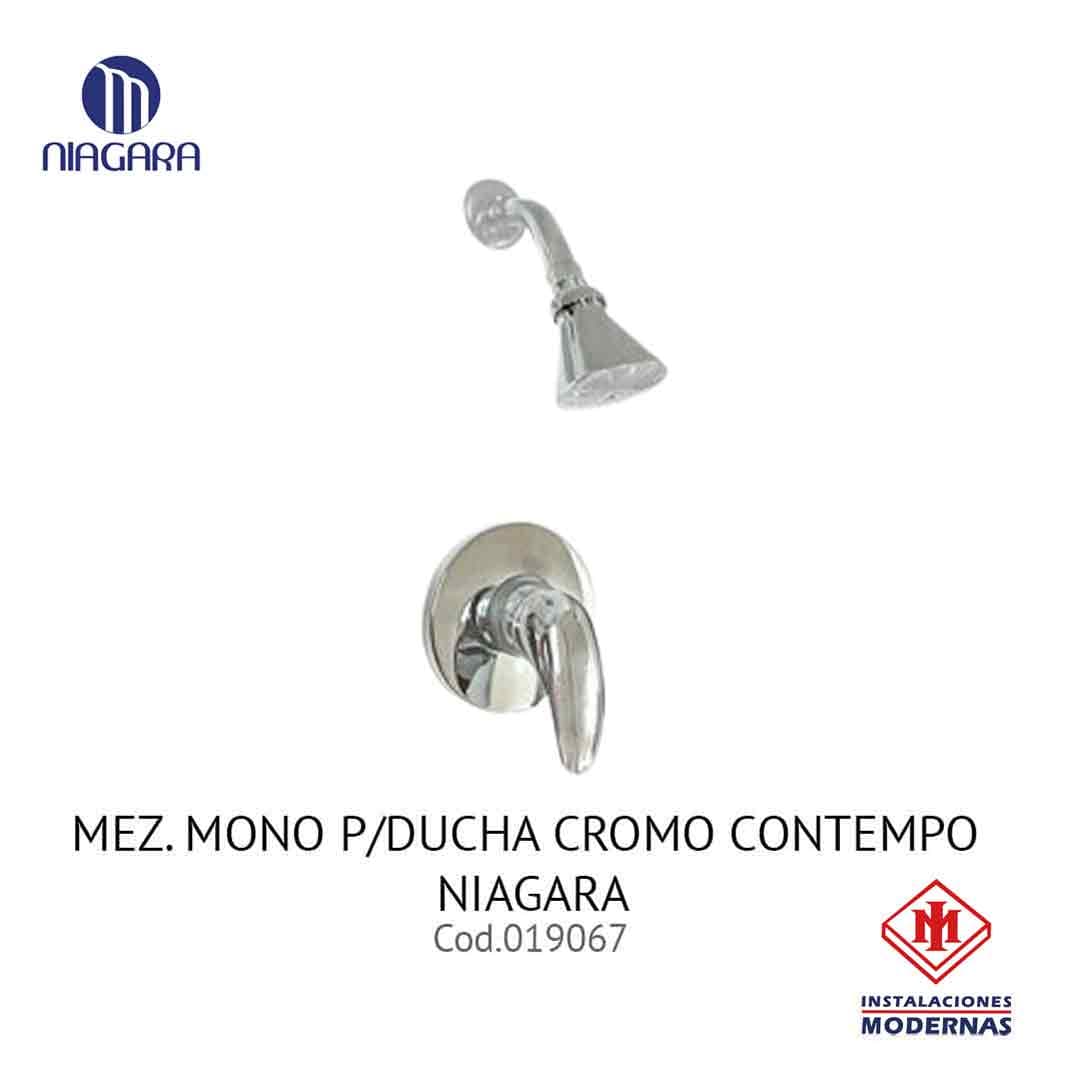 MEZ. MONO P/DUCHA CROMO CONTEMPO NIAGARA