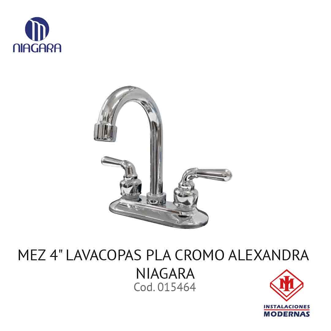 MEZ 4" LavamanosACOPAS PLA CROMO ALEXANDRA NIAGARA