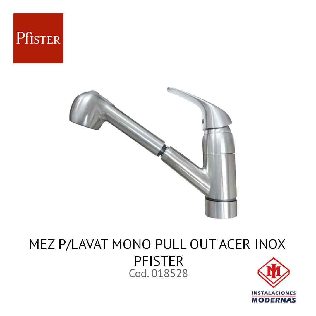 MEZ P/LavamanosAT MONO PULL OUT ACER INOX PFISTER