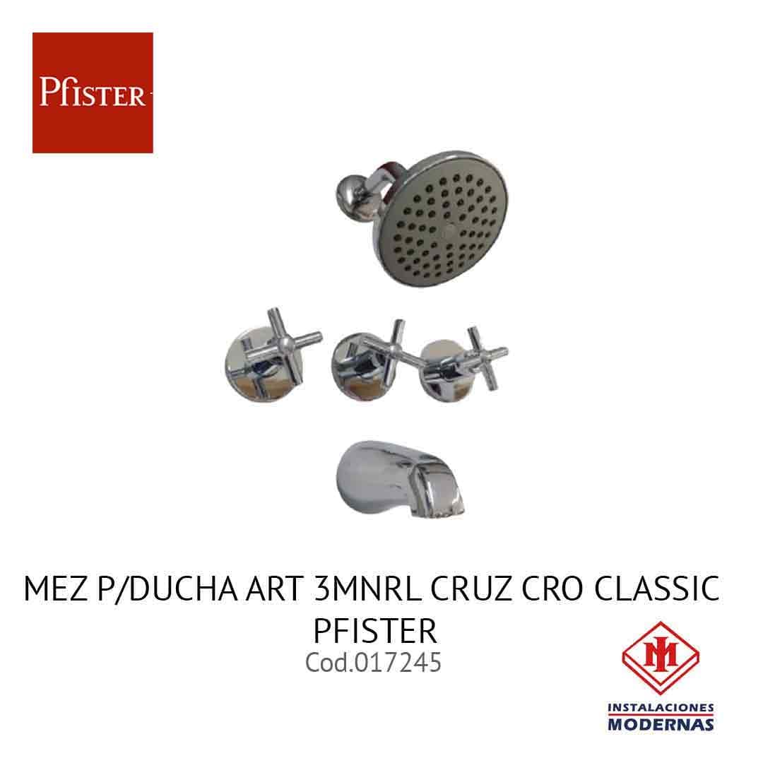 MEZ P/DUCHA ART 3MNRL CRUZ CRO CLASSIC PFISTER